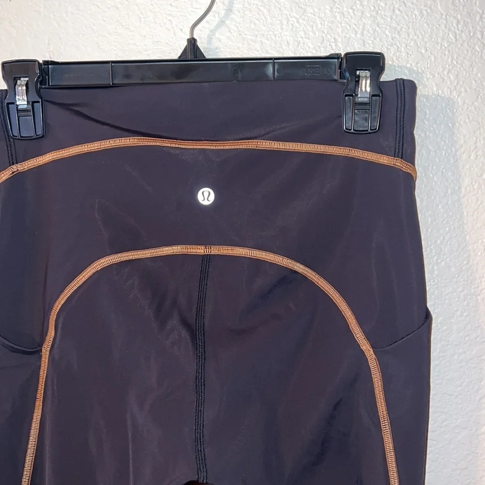 Lululemon power thru high rise color seam tights